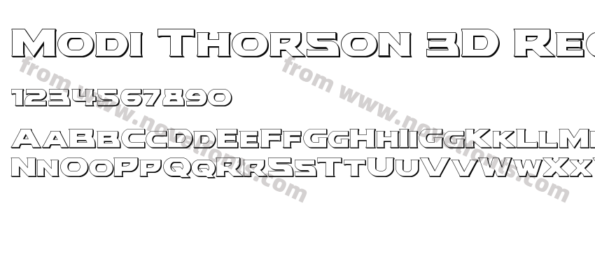 Modi Thorson 3D RegularPreview