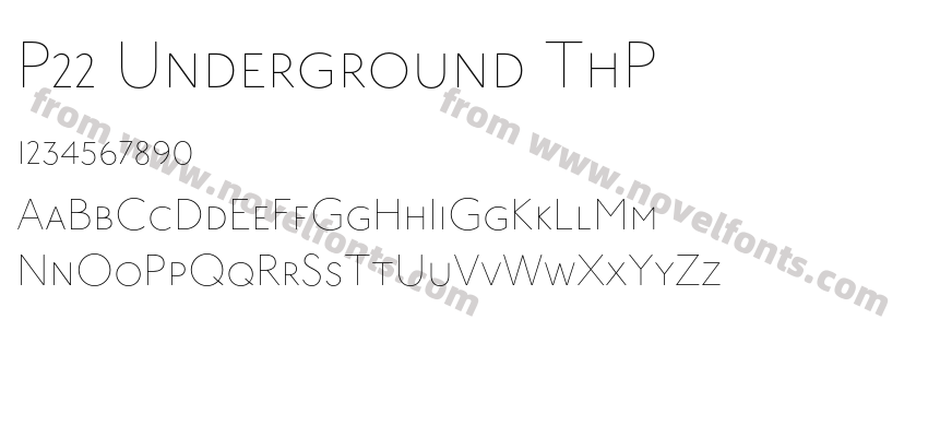 P22 Underground ThPPreview