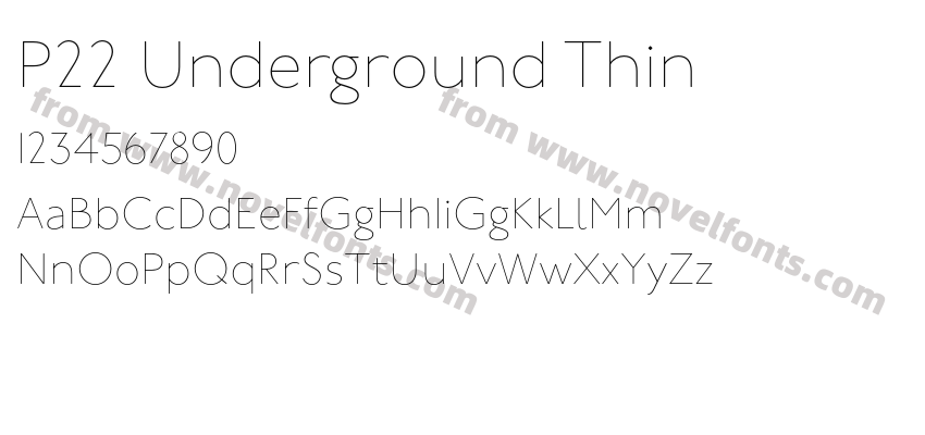 P22 Underground ThinPreview