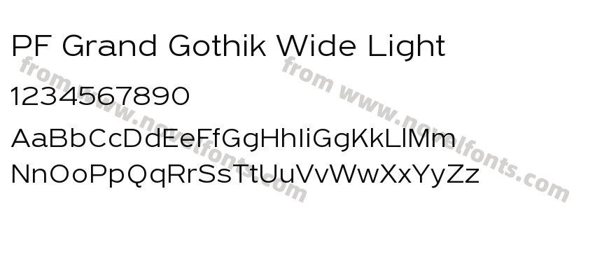 PF Grand Gothik Wide LightPreview