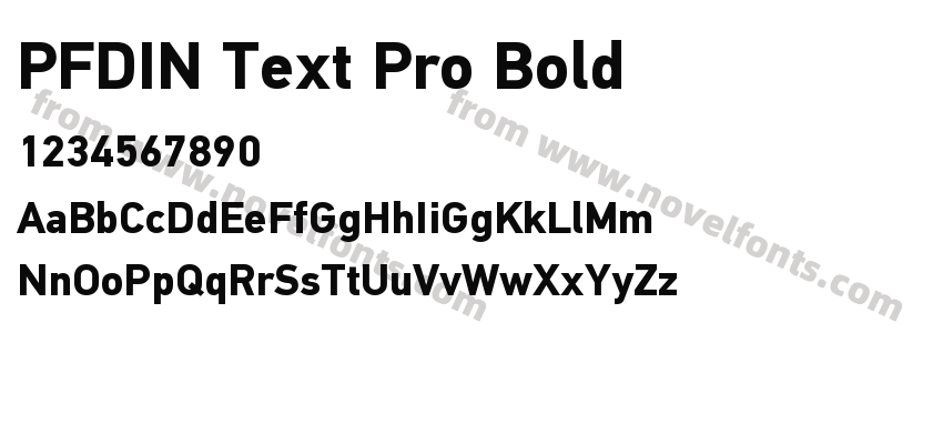 PFDIN Text Pro BoldPreview