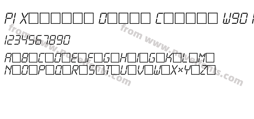 PI Xymbols Digit Clocks W90 ItPreview