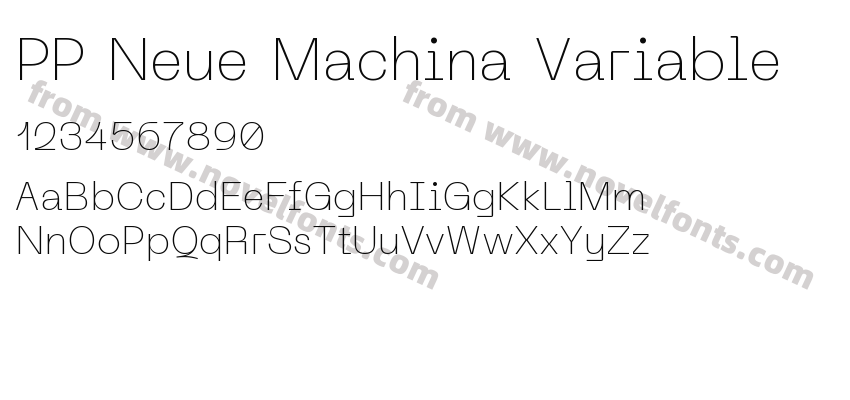 PP Neue Machina VariablePreview