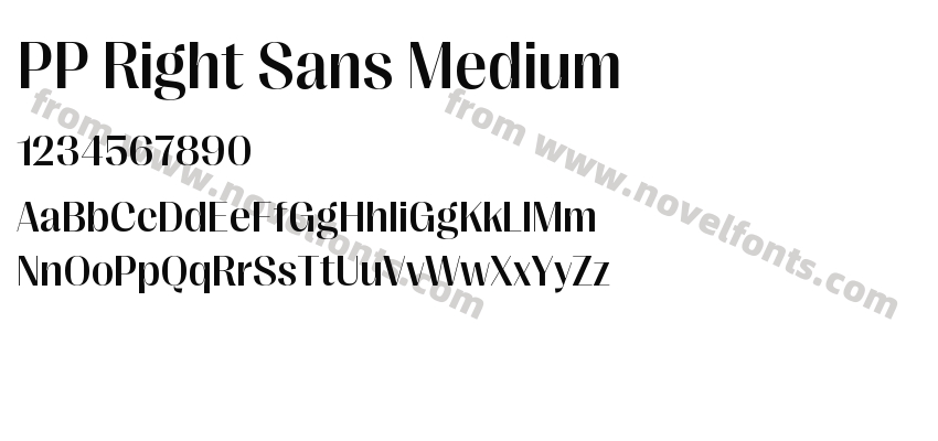 PP Right Sans MediumPreview