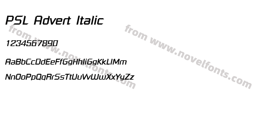 PSL Advert ItalicPreview