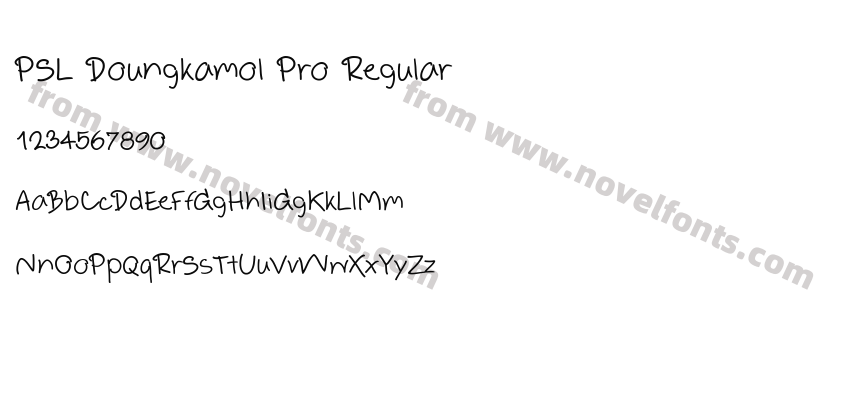 PSL Doungkamol Pro RegularPreview