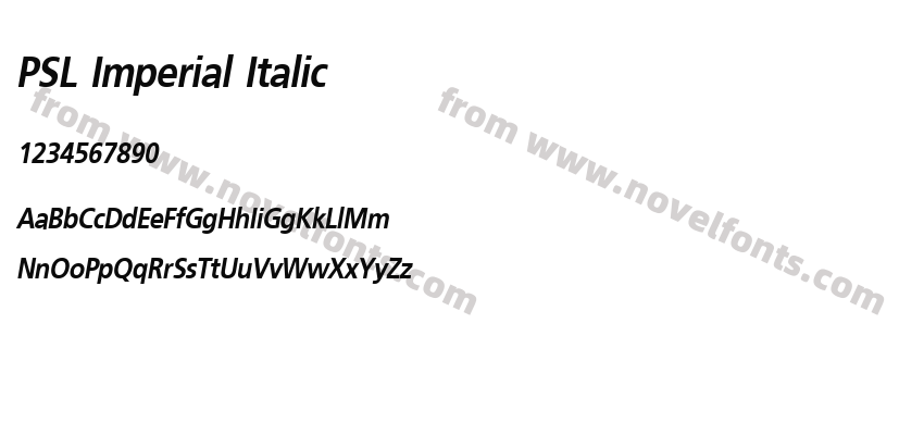 PSL Imperial ItalicPreview