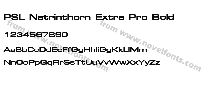 PSL Natrinthorn Extra Pro BoldPreview