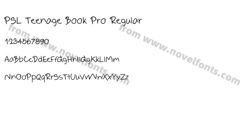 PSL Teenage Book Pro RegularPreview