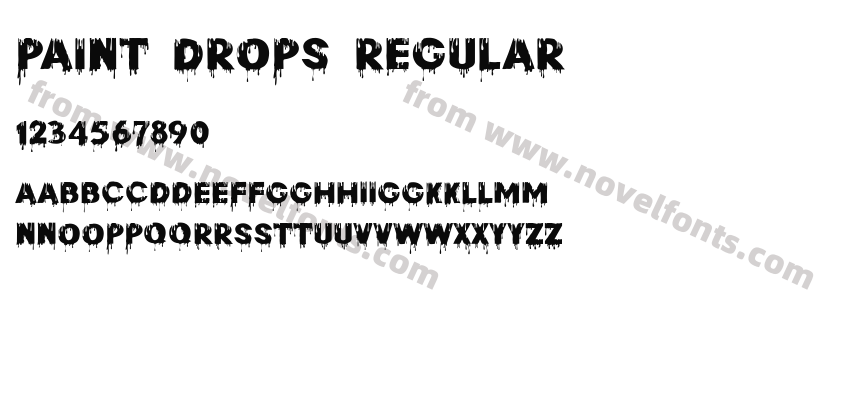 Paint Drops RegularPreview