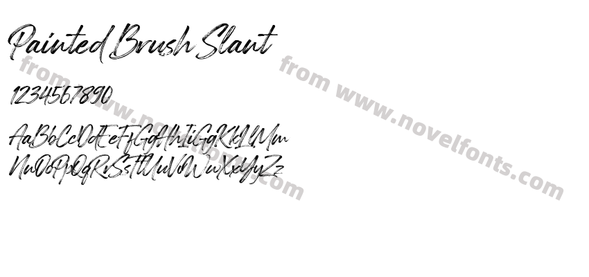 Painted Brush SlantPreview