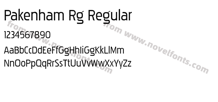 Pakenham Rg RegularPreview
