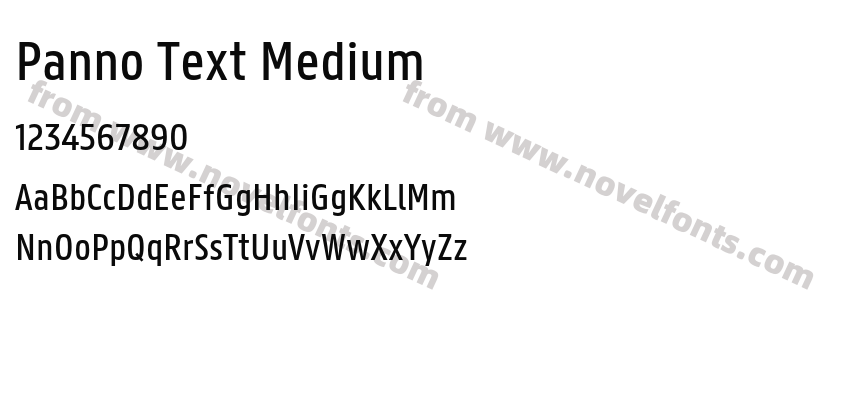 Panno Text MediumPreview
