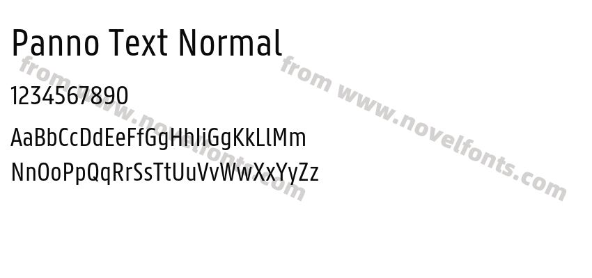 Panno Text NormalPreview