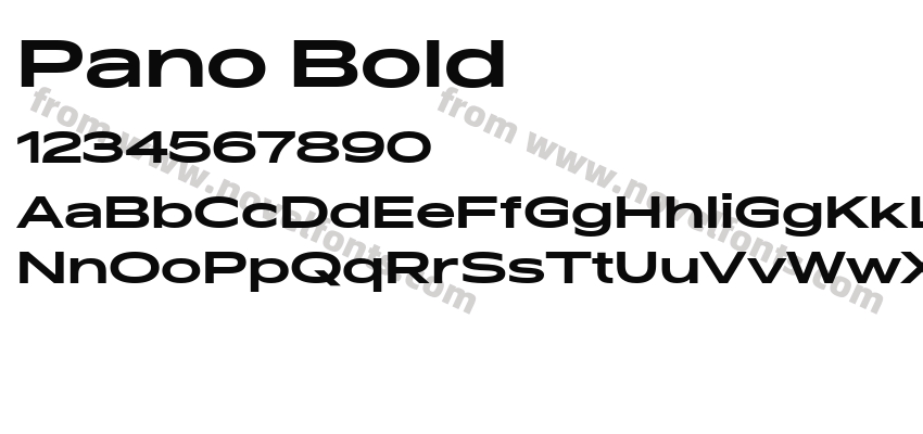 Pano BoldPreview