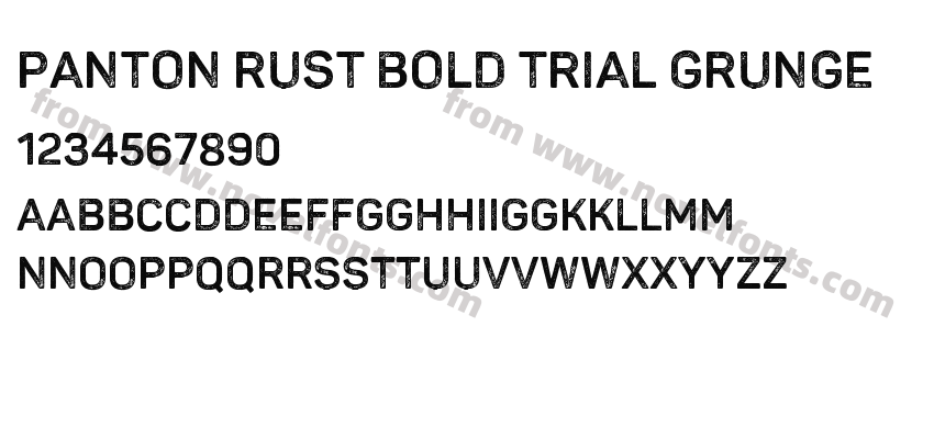 Panton Rust Bold Trial GrungePreview