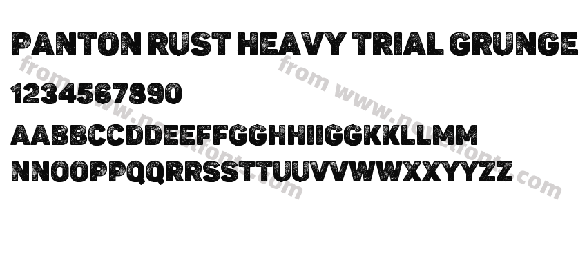 Panton Rust Heavy Trial GrungePreview