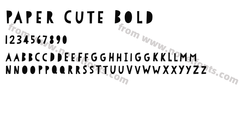 Paper Cute BoldPreview