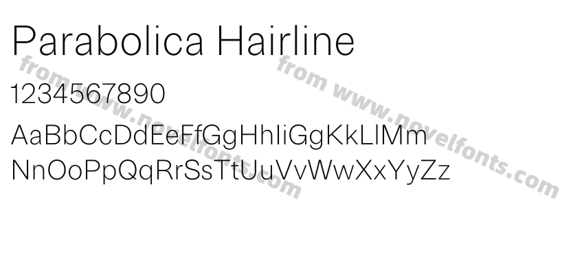 Parabolica HairlinePreview