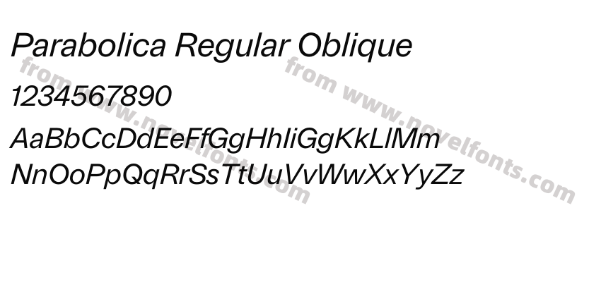 Parabolica Regular ObliquePreview