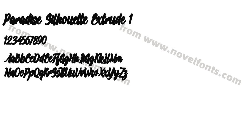 Paradise Silhouette Extrude 1Preview