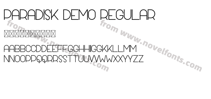 Paradisk Demo RegularPreview