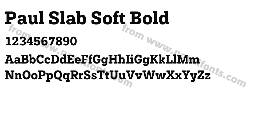 Paul Slab Soft BoldPreview