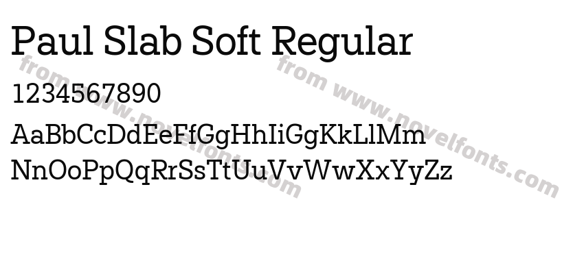 Paul Slab Soft RegularPreview