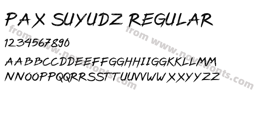Pax Suyudz RegularPreview
