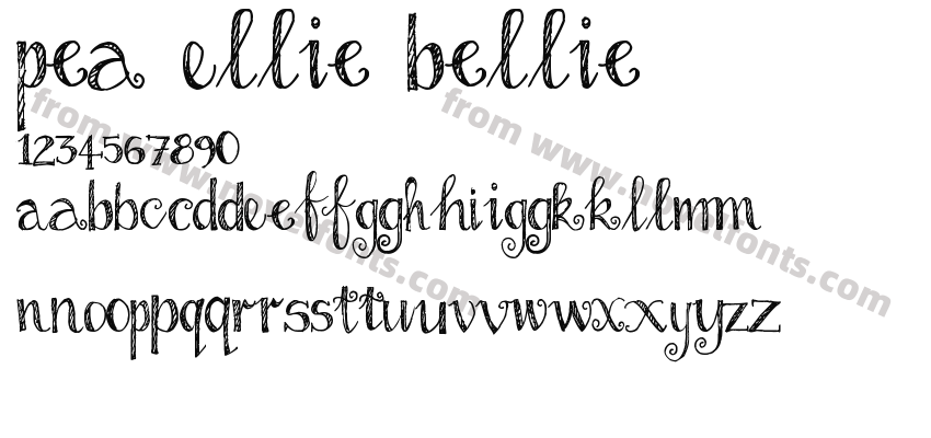 Pea Ellie BelliePreview