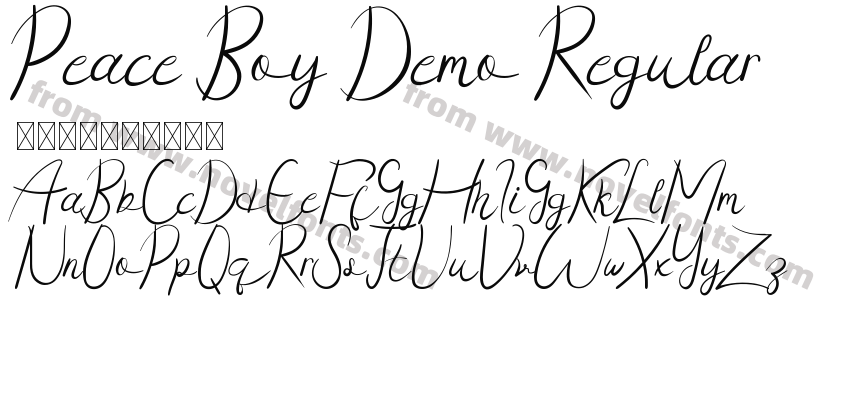 Peace Boy Demo RegularPreview