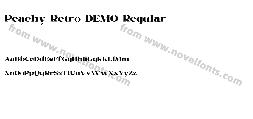 Peachy Retro DEMO RegularPreview