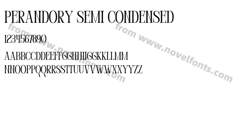Perandory Semi CondensedPreview