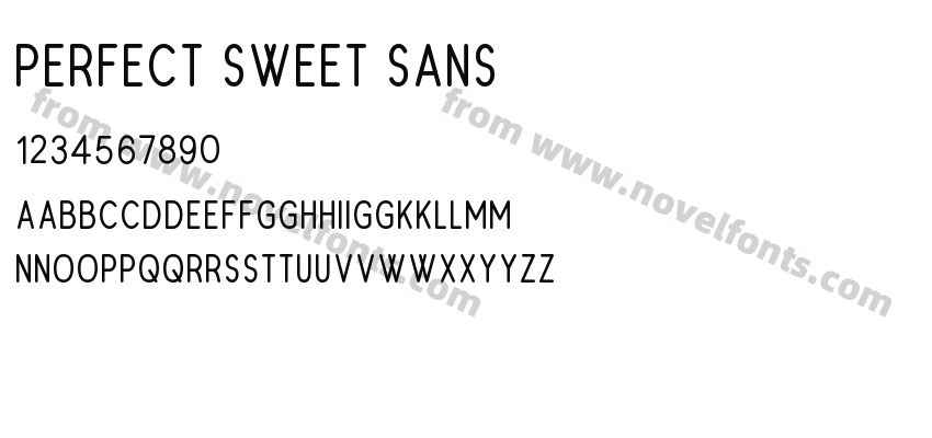 Perfect Sweet SansPreview