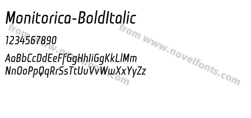 Monitorica-BoldItalicPreview