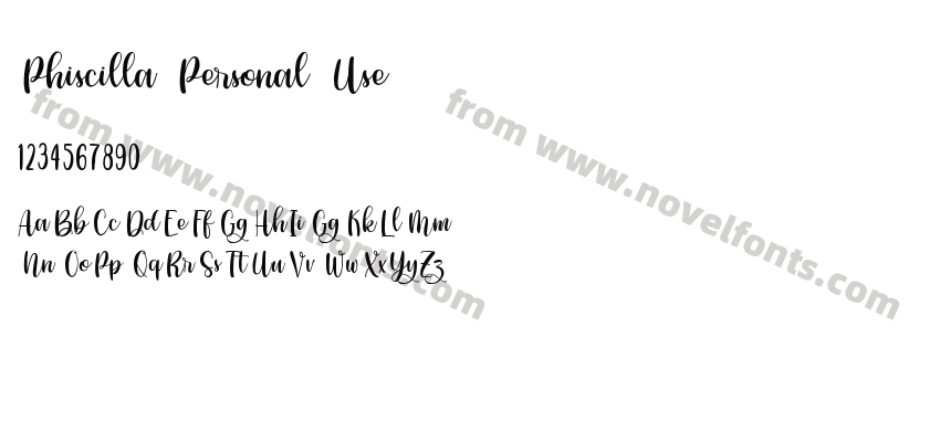 Phiscilla Personal UsePreview