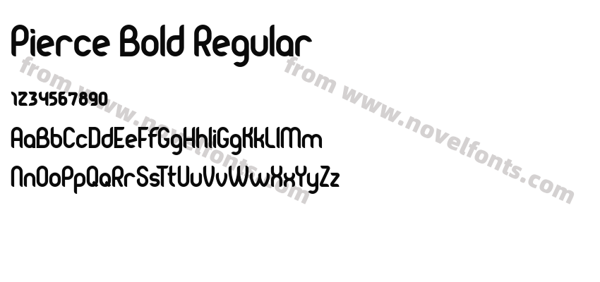 Pierce Bold RegularPreview