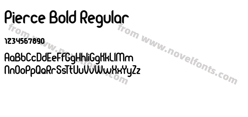 Pierce Bold RegularPreview
