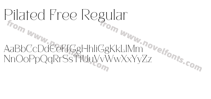 Pilated Free RegularPreview