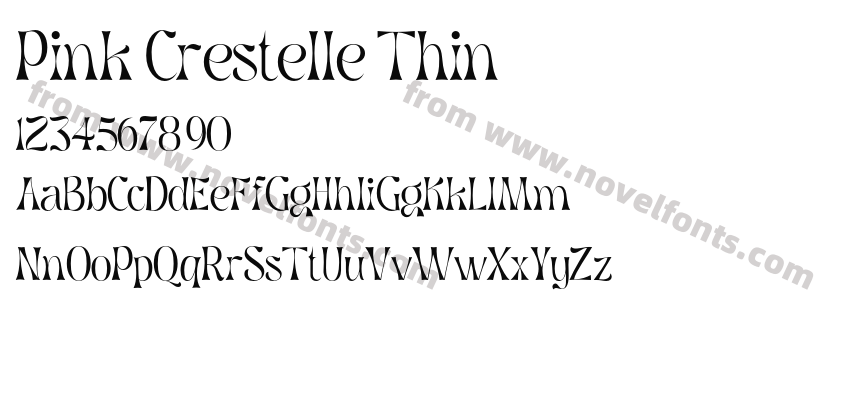 Pink Crestelle ThinPreview