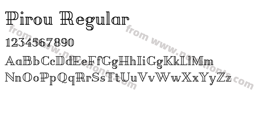 Pirou RegularPreview