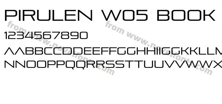 Pirulen W05 BookPreview