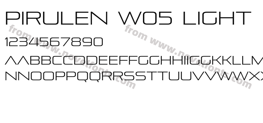 Pirulen W05 LightPreview