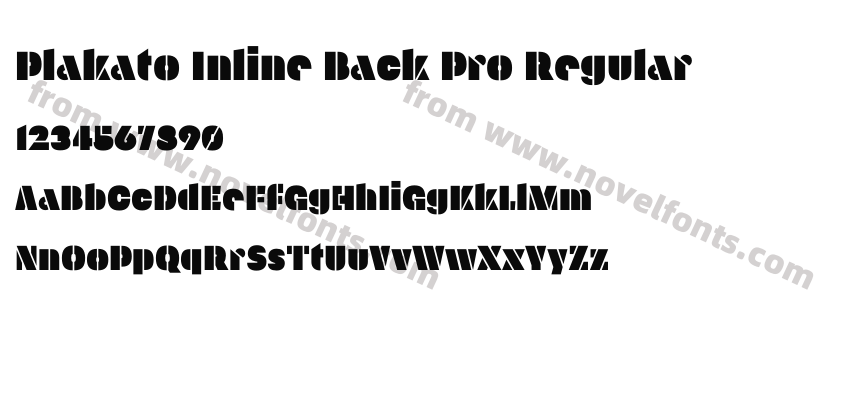 Plakato Inline Back Pro RegularPreview