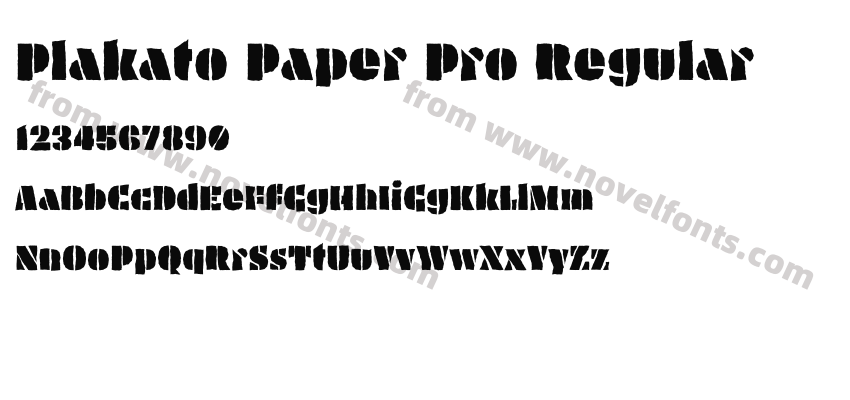 Plakato Paper Pro RegularPreview
