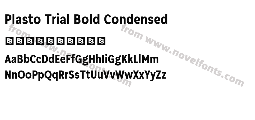 Plasto Trial Bold CondensedPreview