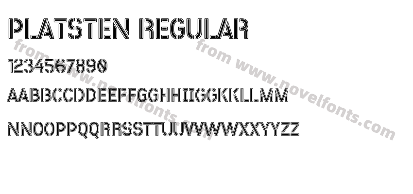 Platsten RegularPreview