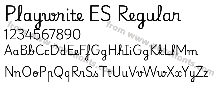 Playwrite ES RegularPreview
