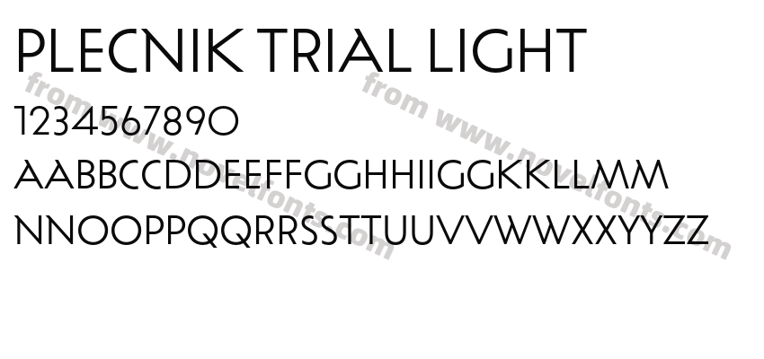 Plecnik Trial LightPreview