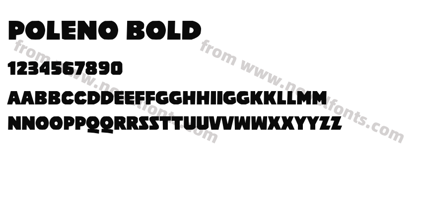 Poleno BoldPreview